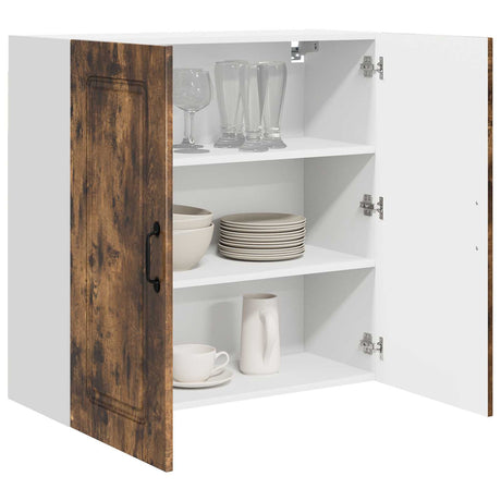 Vidaxl vaatwasserpaneel kalmar gerookt eiken 80 x 31 x 80 cm