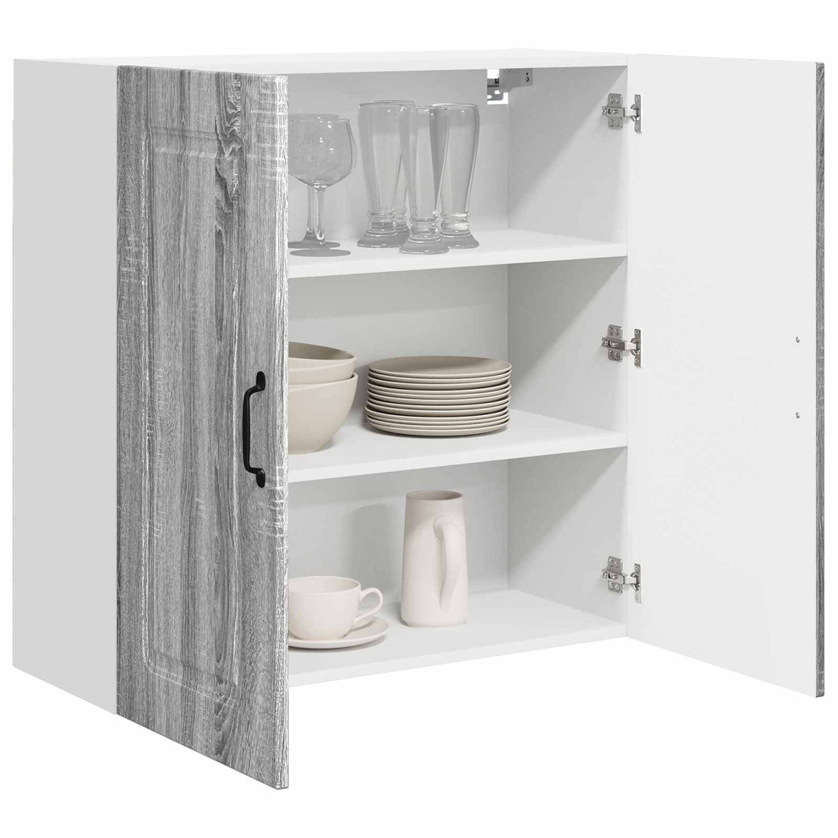 Vidaxl vaatwasserpaneel kalmar grijs sonoma 80 x 31 x 80 cm