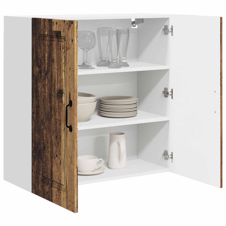 Vidaxl vaatwasserpaneel kalmar oudhout 80 x 31 x 80 cm bewerkt hout