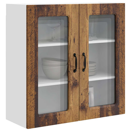 Vidaxl vaatwasserpaneel kalmar oudhout 80 x 31 x 80 cm bewerkt hout