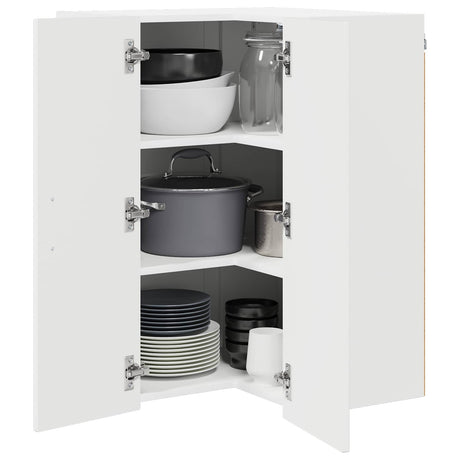Vidaxl vaatwasserpaneel kalmar hoogglans wit 57 x 57 x 80 cm