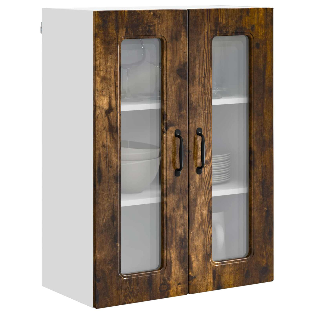 Vidaxl vaatwasserpaneel kalmar gerookt eiken 60 x 31 x 80 cm