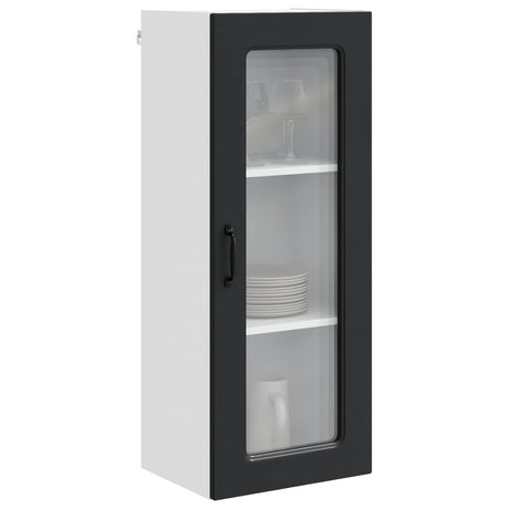 Vidaxl vaatwasserpaneel kalmar zwart 40 x 31 x 100 cm bewerkt hout