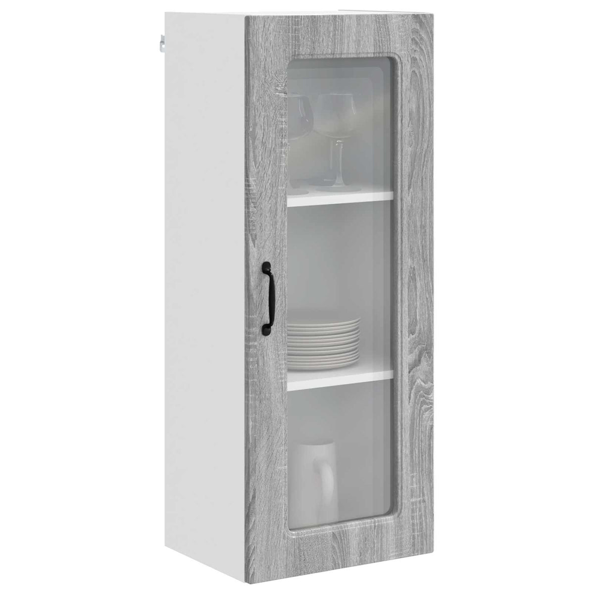 Vidaxl vaatwasserpaneel kalmar grijs sonoma 40 x 31 x 100 cm