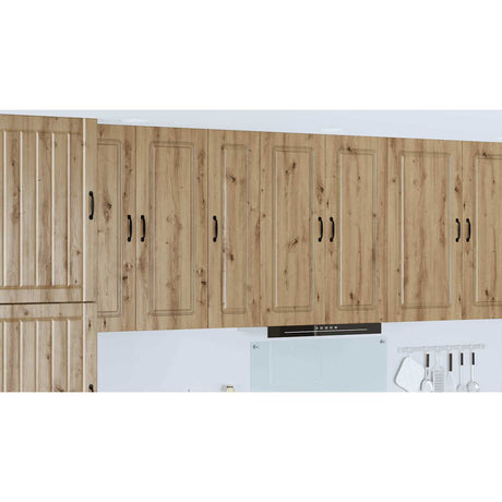 Vidaxl vaatwasserpaneel kalmar artisan eiken 30 x 31 x 100 cm