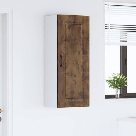 Vidaxl vaatwasserpaneel kalmar gerookt eiken 40 x 31 x 100 cm