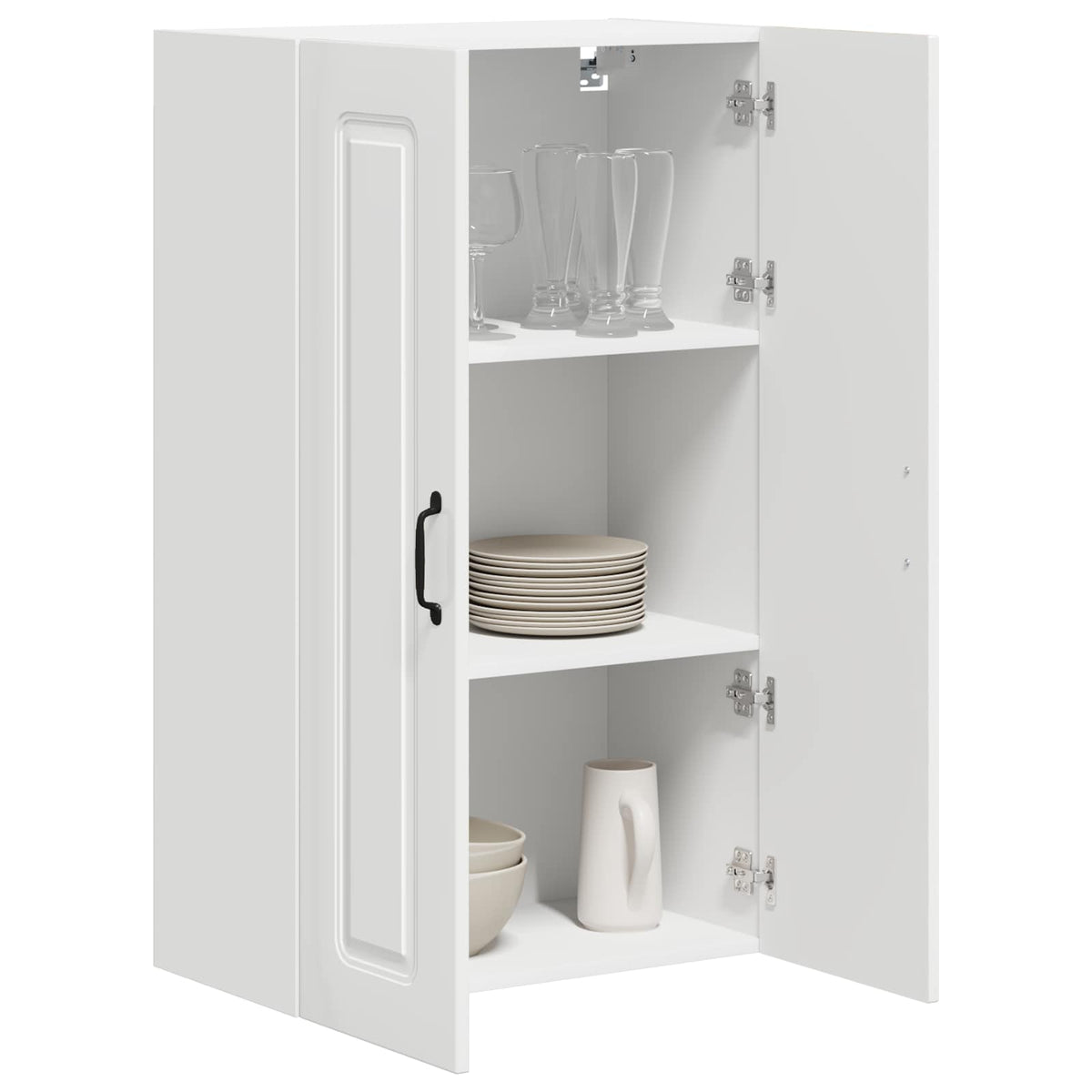 Vidaxl vaatwasserpaneel kalmar hoogglans wit 60 x 31 x 100 cm
