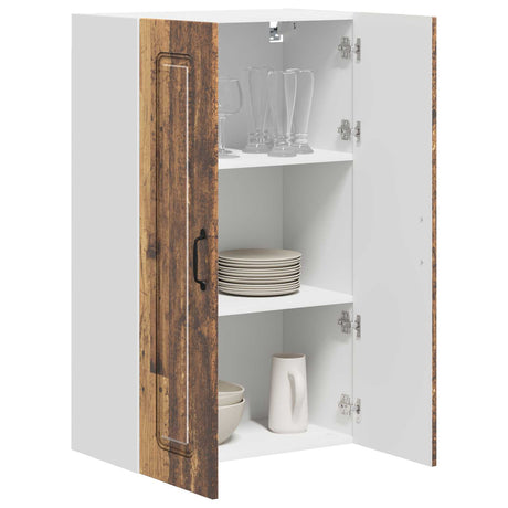 Vidaxl vaatwasserpaneel kalmar oudhout 60 x 31 x 100 cm bewerkt hout