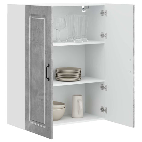 Vidaxl vaatwasserpaneel kalmar beton grijs 80 x 31 x 100 cm