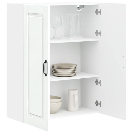 Vidaxl vaatwasserpaneel kalmar hoogglans wit 80 x 31 x 100 cm