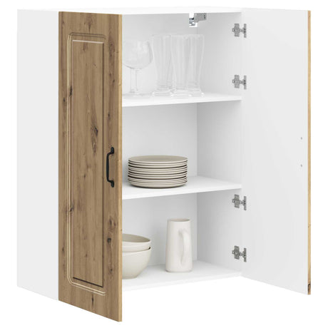 Vidaxl vaatwasserpaneel kalmar artisan eiken 80 x 31 x 100 cm