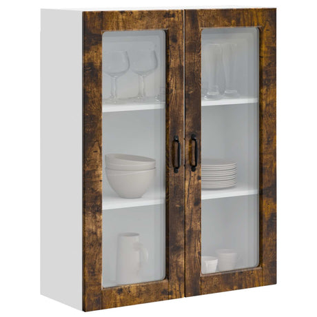 Vidaxl vaatwasserpaneel kalmar gerookt eiken 80 x 31 x 100 cm