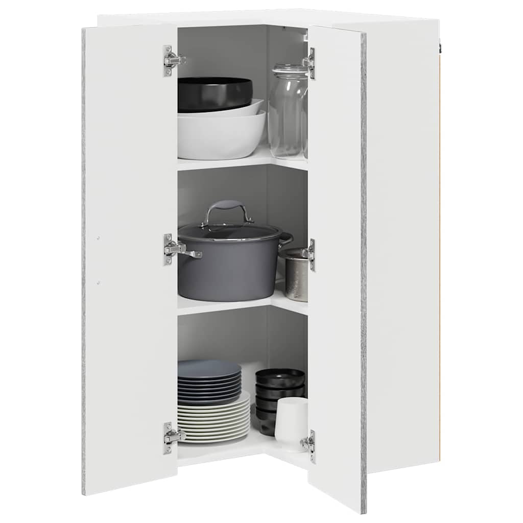 Vidaxl vaatwasserpaneel kalmar grijs sonoma 57 x 57 x 100 cm