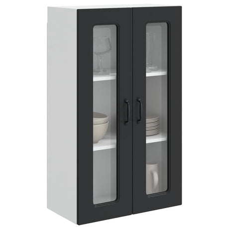 Vidaxl vaatwasserpaneel kalmar zwart 60 x 31 x 100 cm bewerkt hout