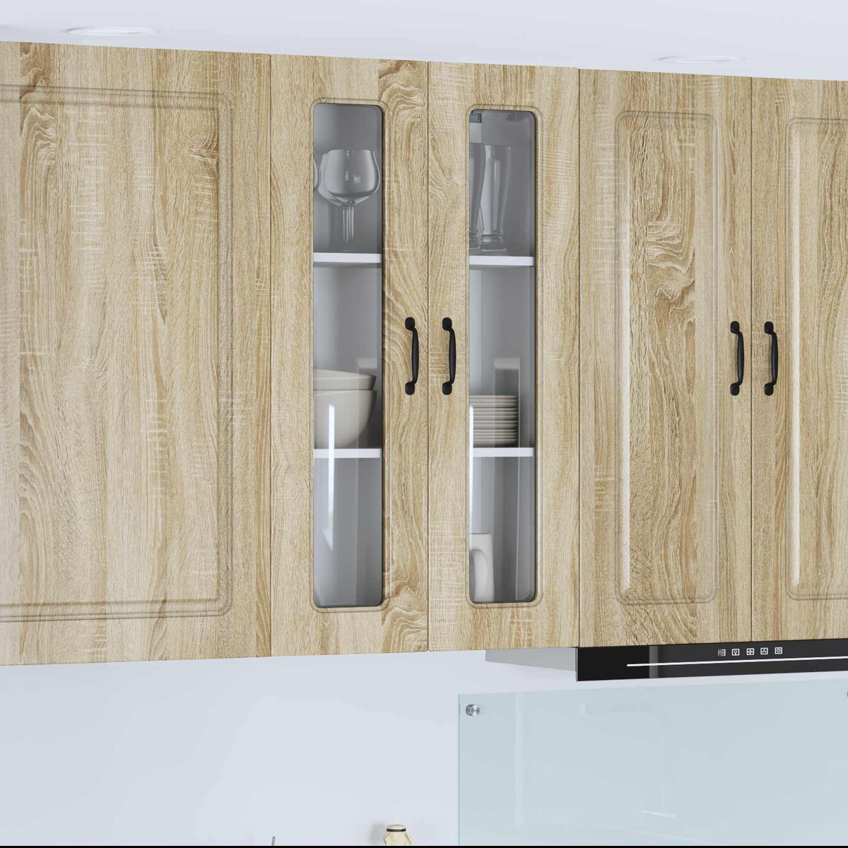 Vidaxl vaatwasserpaneel kalmar sonoma eiken 60 x 31 x 100 cm