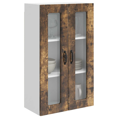 Vidaxl vaatwasserpaneel kalmar gerookt eiken 60 x 31 x 100 cm