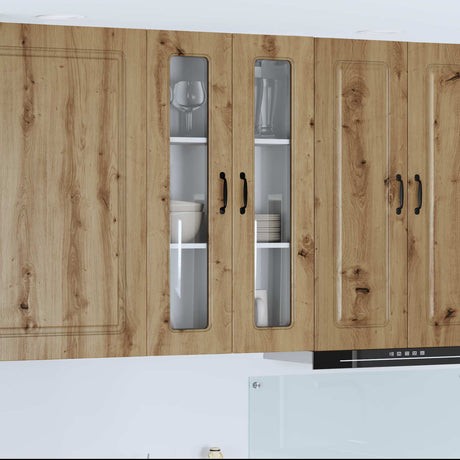 Vidaxl vaatwasserpaneel kalmar artisan eiken 60 x 31 x 100 cm