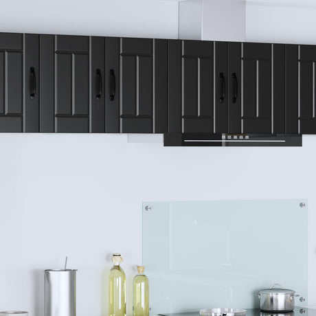 Vidaxl wandkast lucca zwart 30 x 31 x 40 cm bewerkt hout