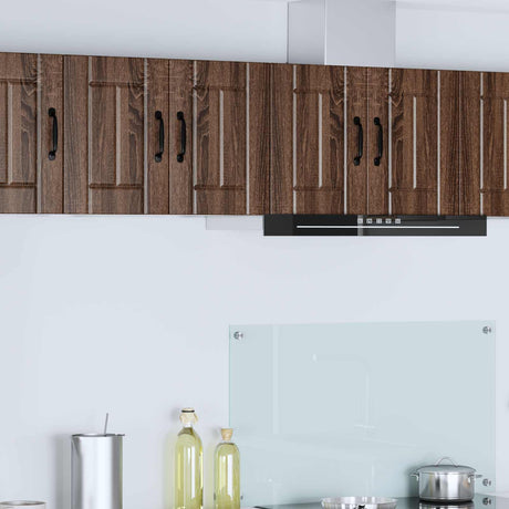 Vidaxl wandkast lucca bruin eiken 30 x 31 x 40 cm bewerkt hout