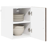 Vidaxl wandkast lucca 2 st bruin eiken bewerkt hout