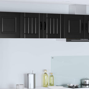 Vidaxl wandkast lucca zwart 40 x 31 x 40 cm bewerkt hout