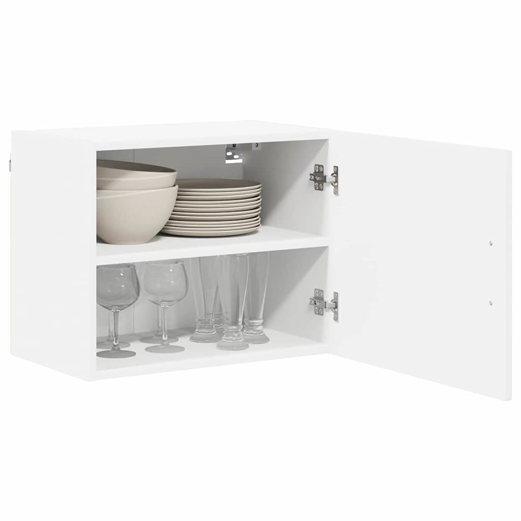 Vidaxl wandkast lucca 2 st wit bewerkt hout