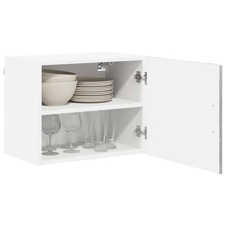 Vidaxl wandkast lucca grijs sonoma 50 x 31 x 40 cm bewerkt hout