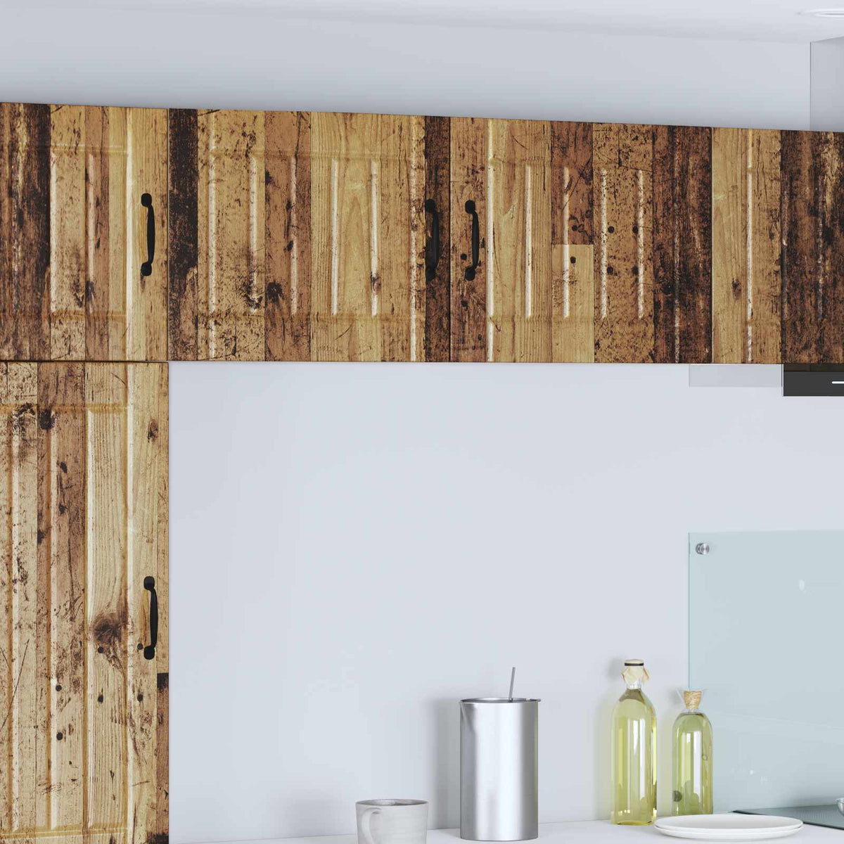 Vidaxl wandkast lucca oud hout 50 x 31 x 40 cm bewerkt hout