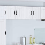 Vidaxl wandkast lucca 2 st wit bewerkt hout
