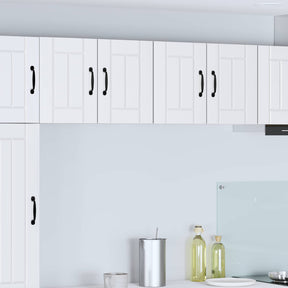 Vidaxl wandkast lucca 2 st wit bewerkt hout