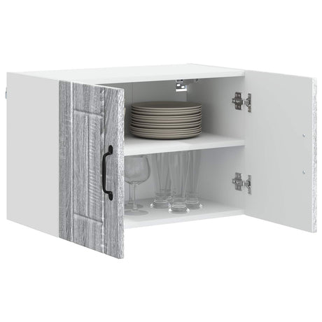 Vidaxl wandkast lucca grijs sonoma 60 x 31 x 40 cm bewerkt hout