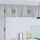 Vidaxl wandkast lucca 2 st grijs sonoma bewerkt hout