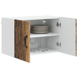 Vidaxl wandkast lucca 2 st oud hout bewerkt hout