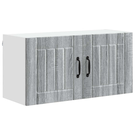 Vidaxl wandkast lucca grijs sonoma 80 x 31 x 40 cm bewerkt hout