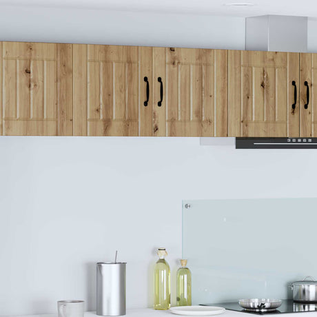 Vidaxl wandkast lucca artisanaal eiken 80 x 31 x 40 cm bewerkt hout