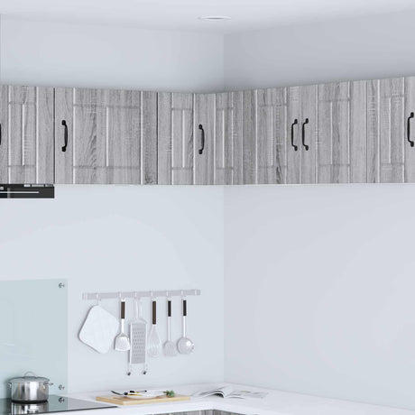 Vidaxl wandhoekkast lucca grijs sonoma 57 x 57 x 40 cm bewerkt hout