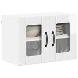 Vidaxl wandglas cabinet lucca hoogglans wit 60 x 31 x 40 cm