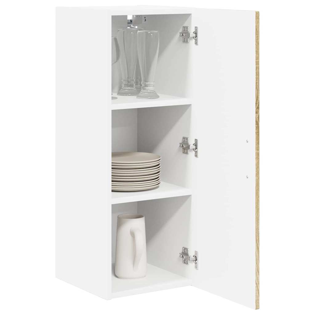 Vidaxl wandkast lucca sonoma eiken 30 x 31 x 80 cm bewerkt hout