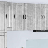 Vidaxl wandkast lucca 2 st betongrijs bewerkt hout