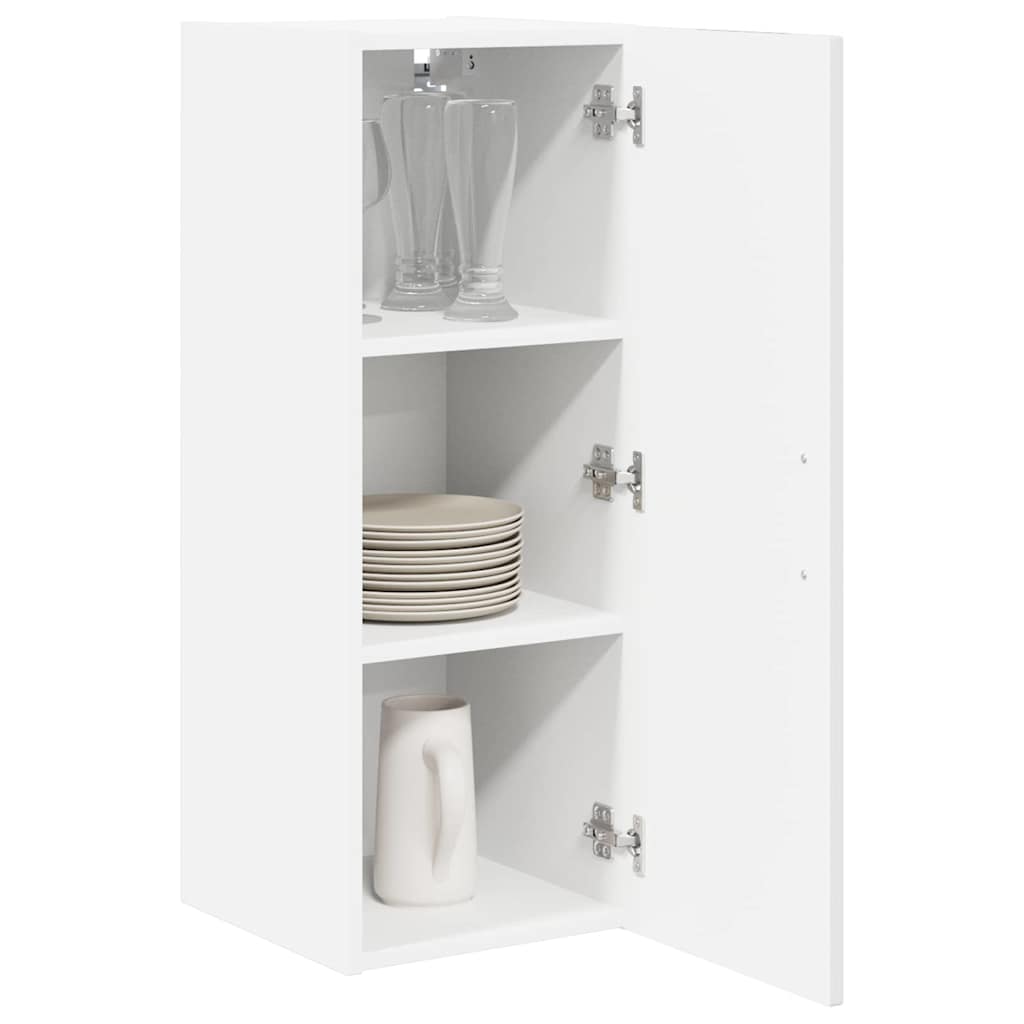 Vidaxl wandkast lucca 2 st hoogglans wit bewerkt hout