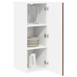 Vidaxl wandkast lucca 2 st bruin eiken bewerkt hout