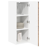 Vidaxl wandkast lucca 2 st oud hout bewerkt hout