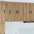 Vidaxl wandkast lucca 2 st artisanaal eiken bewerkt hout