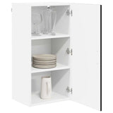 Vidaxl wandkast lucca zwart 40 x 31 x 80 cm bewerkt hout