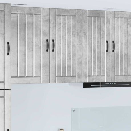Vidaxl wandkast lucca betongrijs 40 x 31 x 80 cm bewerkt hout