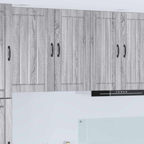 Vidaxl wandkast lucca grijs sonoma 40 x 31 x 80 cm bewerkt hout