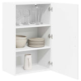 Vidaxl wandkast lucca wit 50 x 31 x 80 cm bewerkt hout