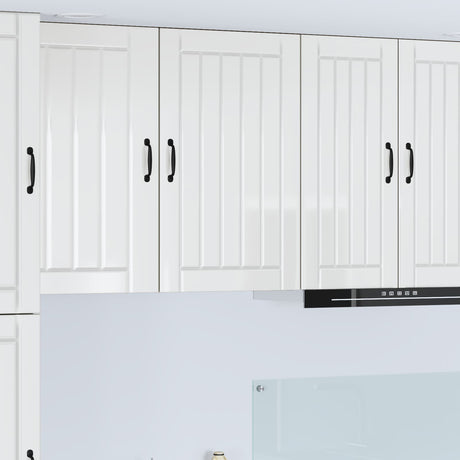 Vidaxl wandkast lucca hoogglans wit 50 x 31 x 80 cm bewerkt hout