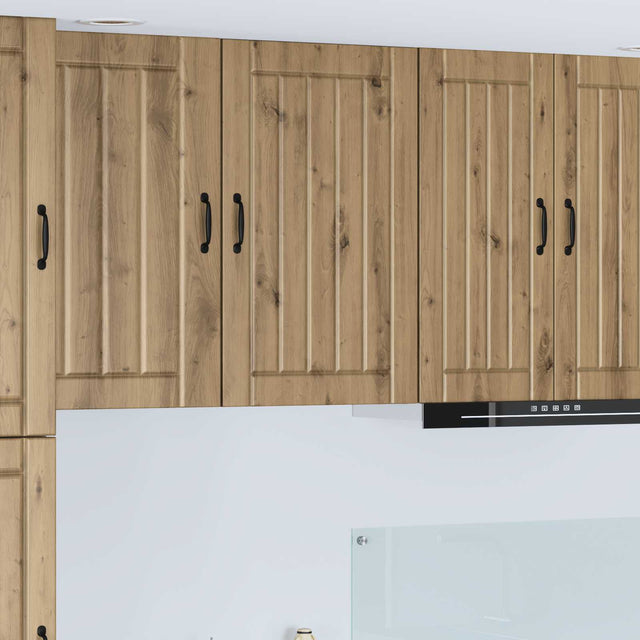 Vidaxl wandkast lucca artisanaal eiken 50 x 31 x 80 cm bewerkt hout