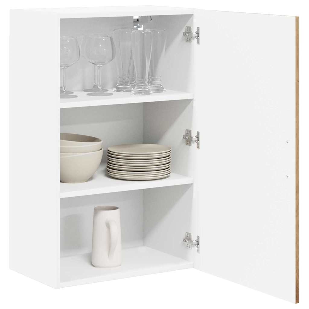 Vidaxl wandkast lucca artisanaal eiken 50 x 31 x 80 cm bewerkt hout